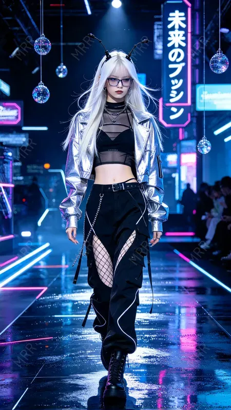 Cyberpunk Runway Fashion