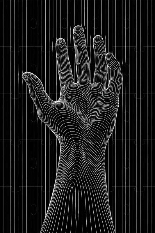 Topographic Contour Line Illustrations