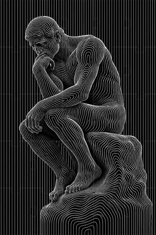 Topographic Contour Line Illustrations