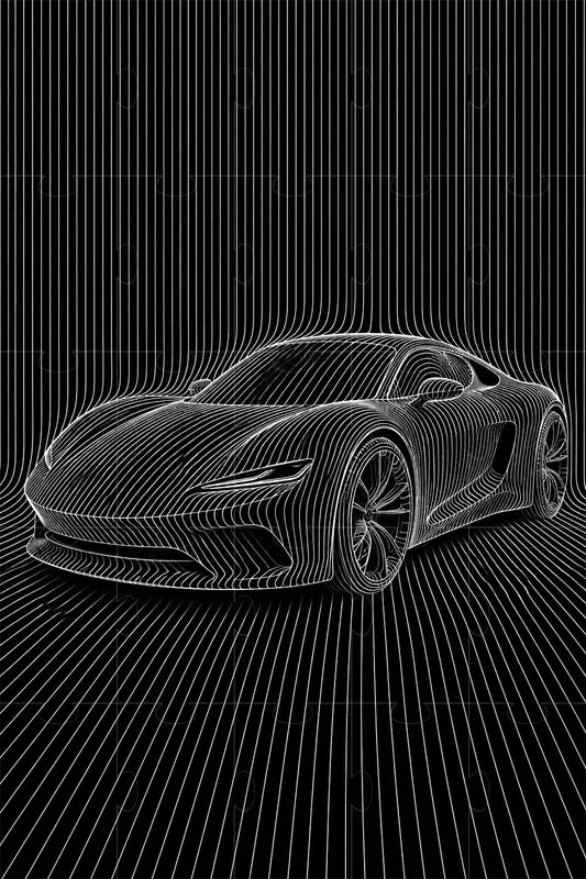 Topographic Contour Line Illustrations