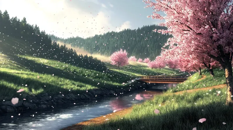 Realistic Cinematic Watercolor Landscapes