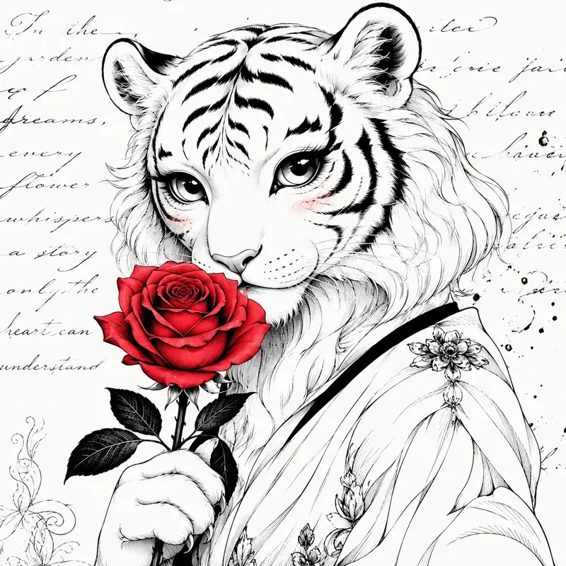 Elegant Line Art Portrait Collections