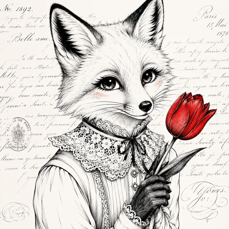 Elegant Line Art Portrait Collections