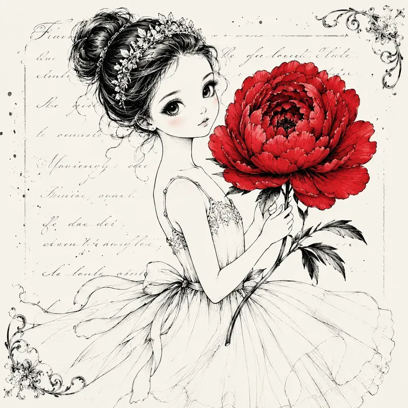 Elegant Line Art Portrait Collections