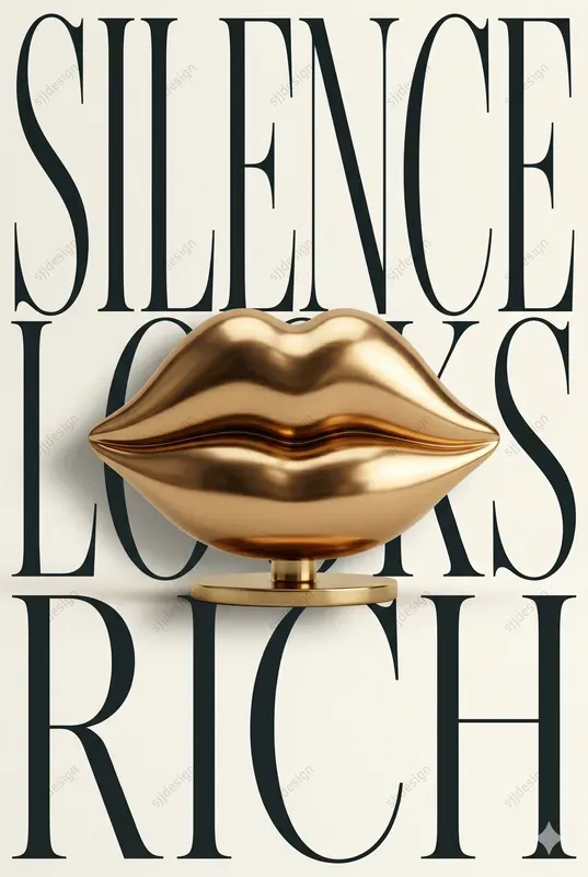 Luxury Typography Poster Art