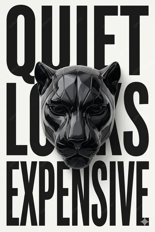 Luxury Typography Poster Art
