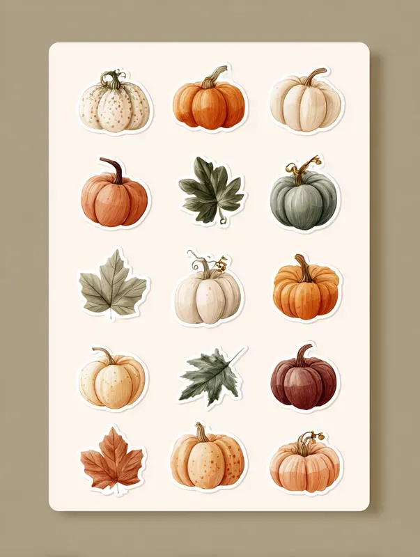 Cozy Autumn Planner Sticker Sheets