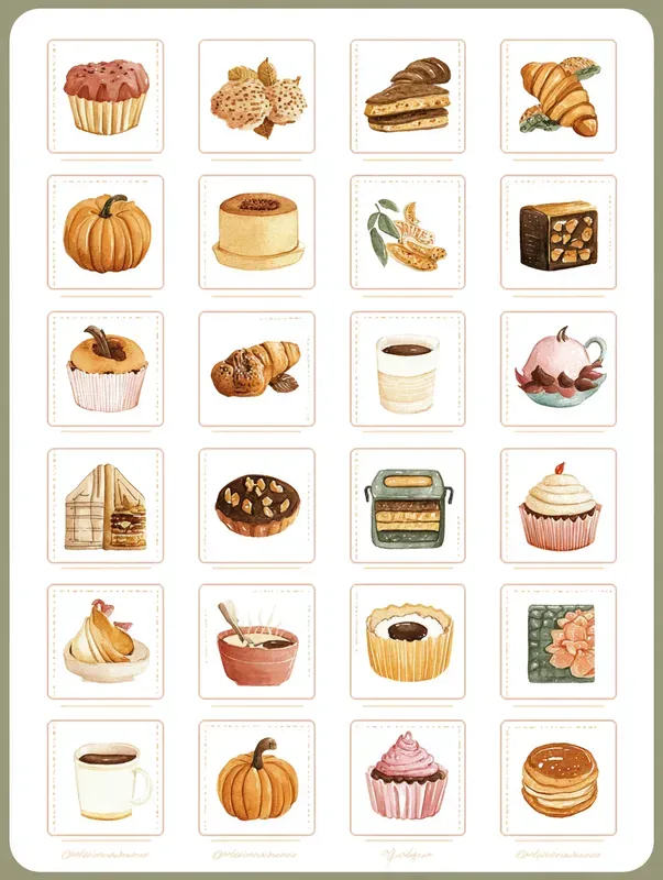 Cozy Autumn Planner Sticker Sheets