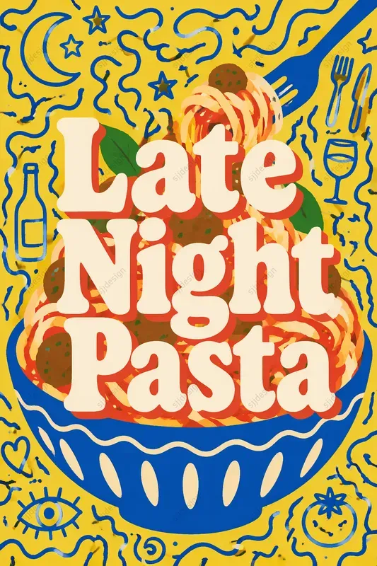 Indie Food Poster Pop Art Sets