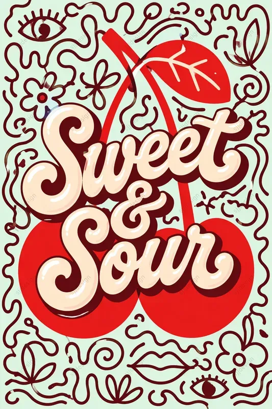 Indie Food Poster Pop Art Sets