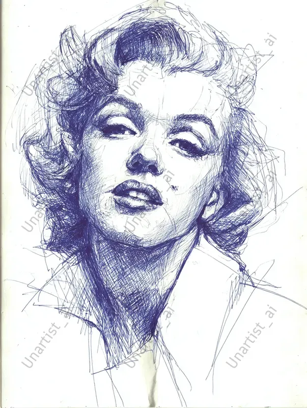 Hand Drawn Sketchy Famous Portraits