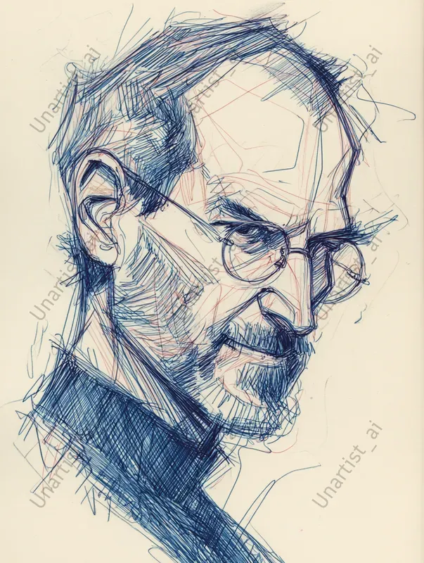 Hand Drawn Sketchy Famous Portraits