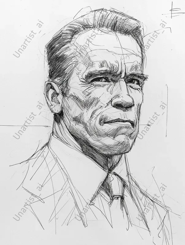 Hand Drawn Sketchy Famous Portraits