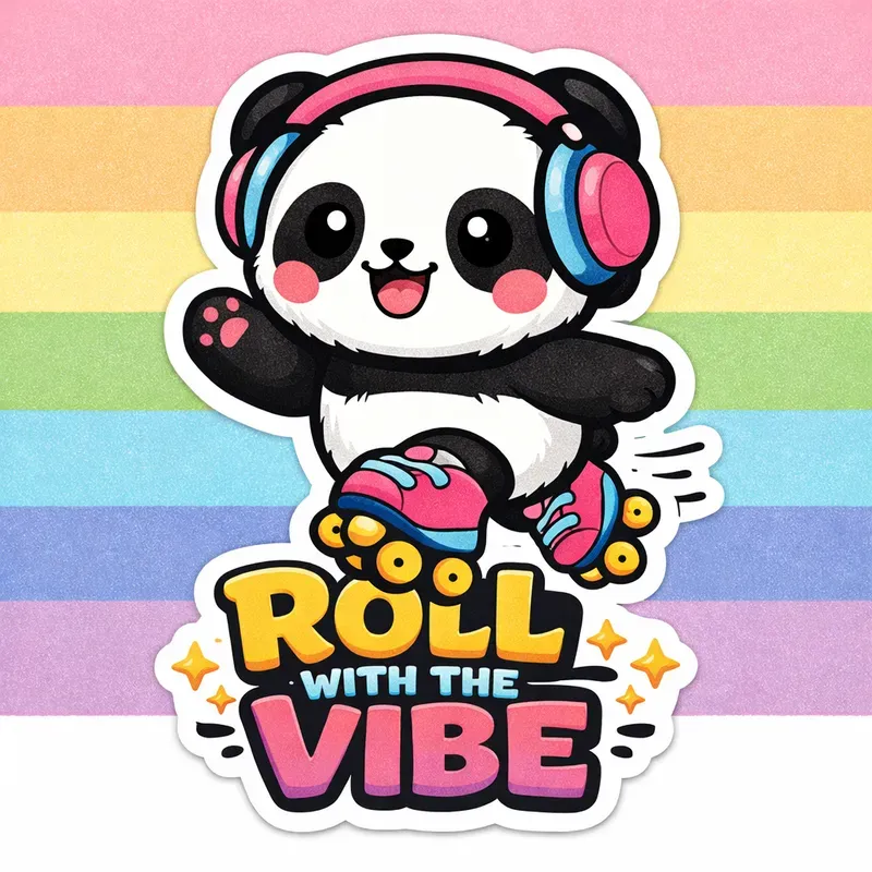 Retro Cute Animal Sticker Slogans Packs