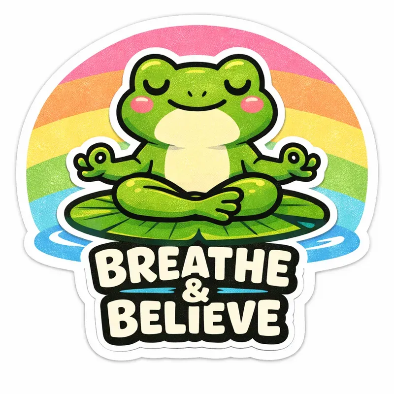 Retro Cute Animal Sticker Slogans Packs