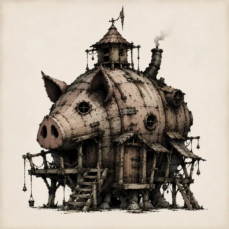 Gothic Survival Game Architectures