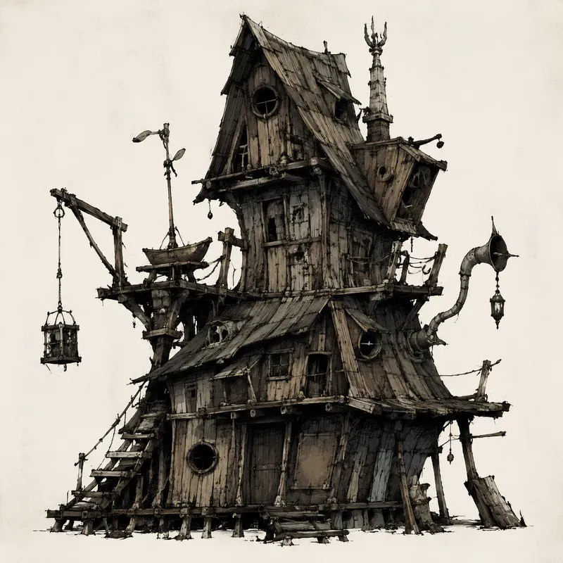 Gothic Survival Game Architectures