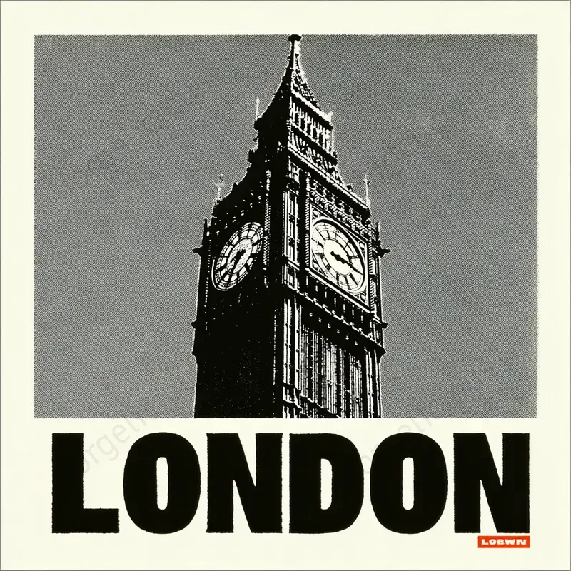 Vintage Bold City Posters