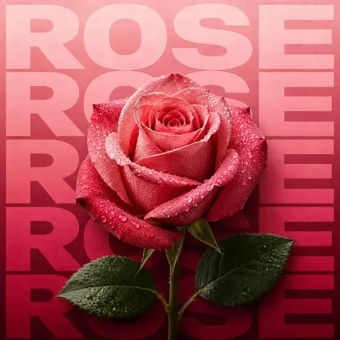 Gradient Word Pattern Poster Generator