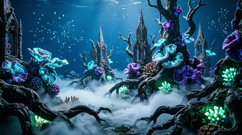 Glowing Shadow Moody Fantasy Concept Art