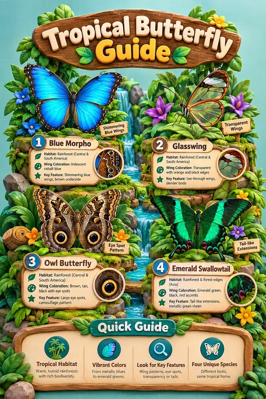 3D Clay Butterfly Species Guides