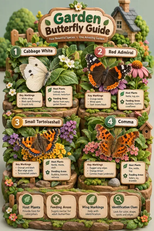 3D Clay Butterfly Species Guides