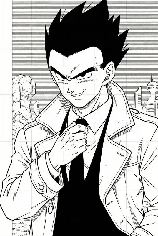 Akira Toriyama Style Dbz Manga Art