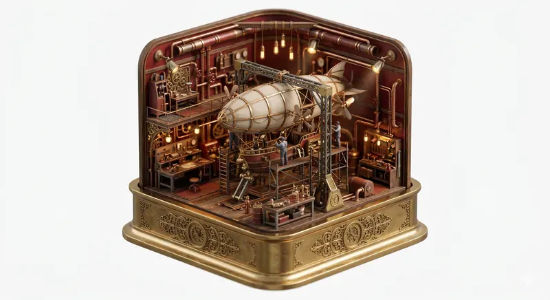 3D Isometric Miniature Dioramas