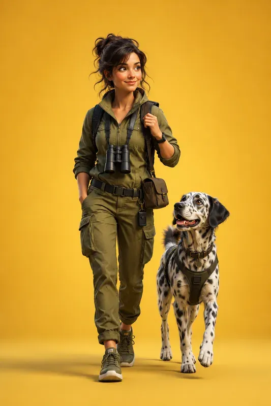 Whimsical Character Duo Posters