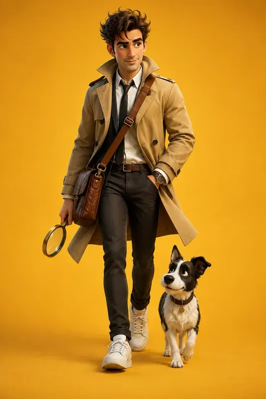 Whimsical Character Duo Posters