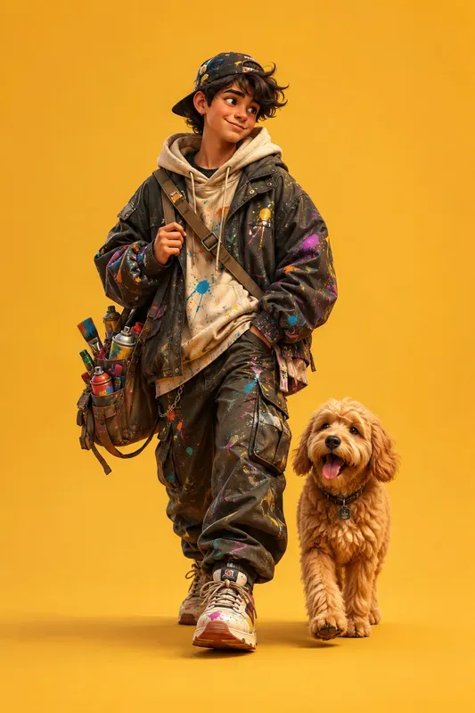 Whimsical Character Duo Posters