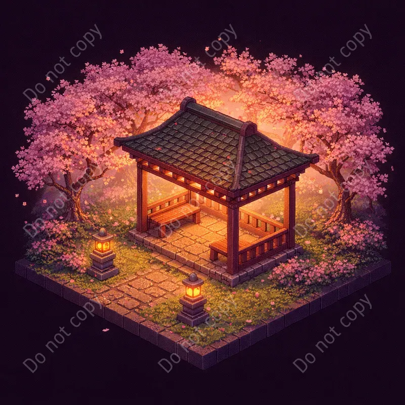 Cozy Pixel Art Dioramas Any Settings