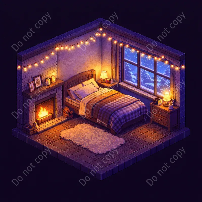 Cozy Pixel Art Dioramas Any Settings