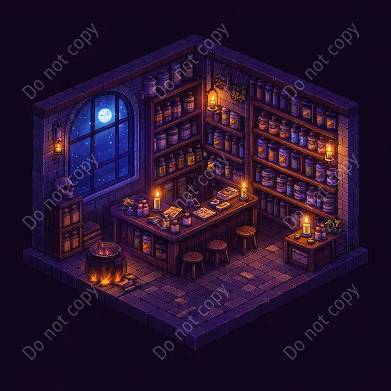 Cozy Pixel Art Dioramas Any Settings
