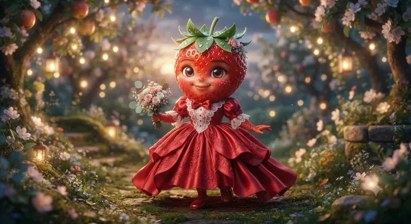 Anthropomorphic Fruit Fashion Collections