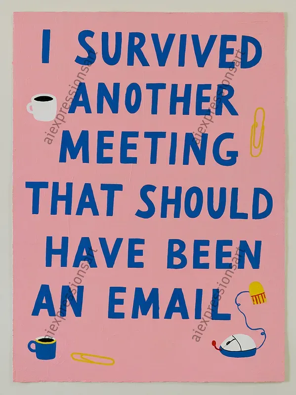 Funny Quote Text Focused Poster Art