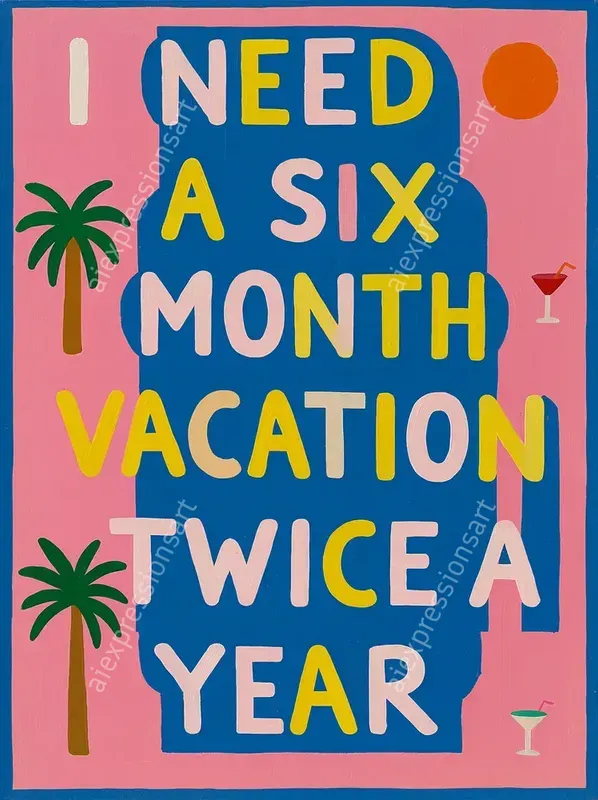 Funny Quote Text Focused Poster Art
