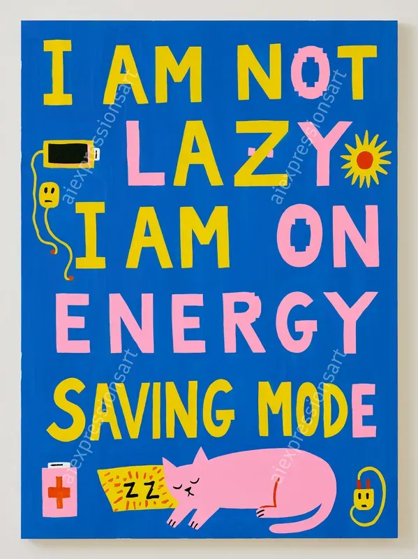 Funny Quote Text Focused Poster Art