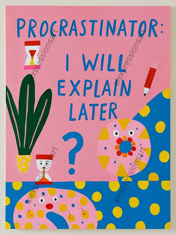 Funny Quote Text Focused Poster Art