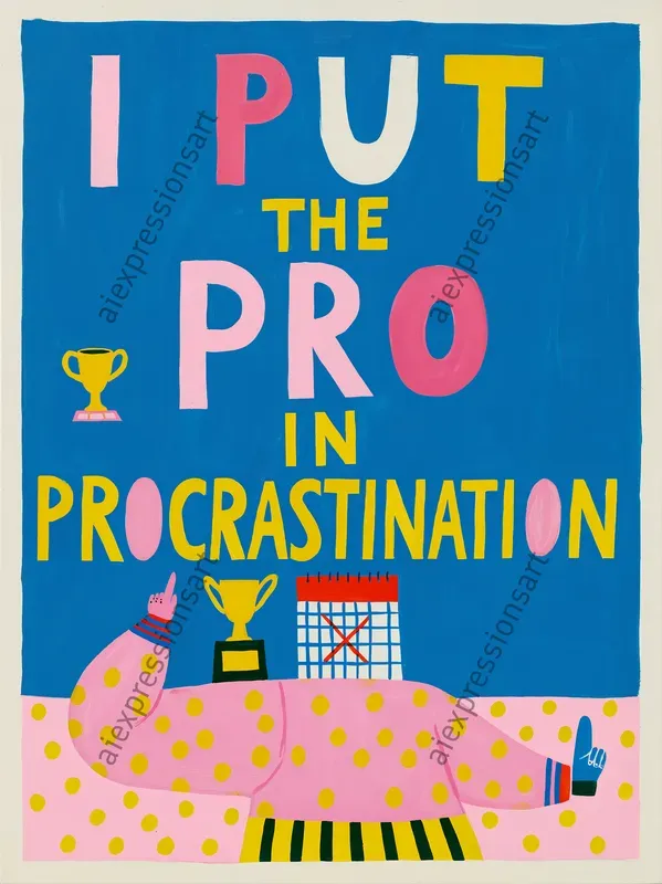 Funny Quote Text Focused Poster Art