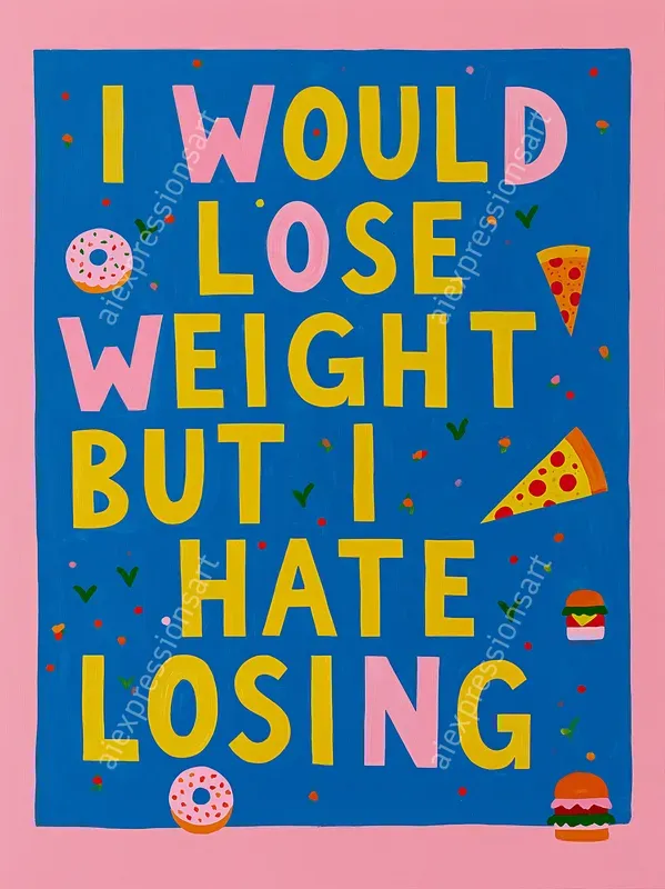 Funny Quote Text Focused Poster Art