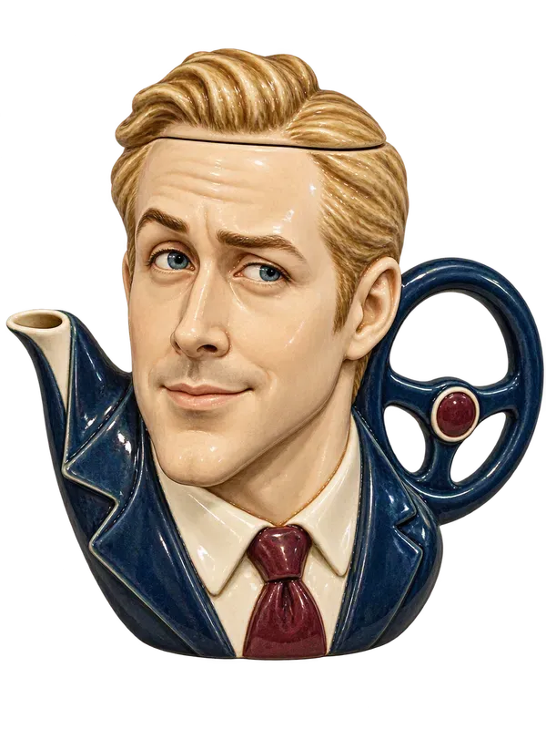 Celebrity Caricature 3D Ceramic Teapots