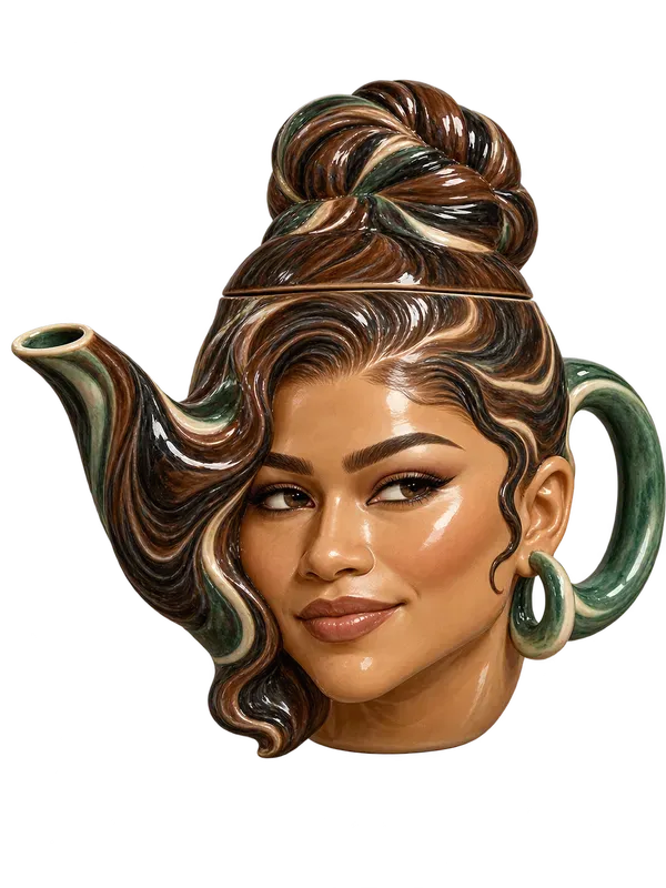 Celebrity Caricature 3D Ceramic Teapots