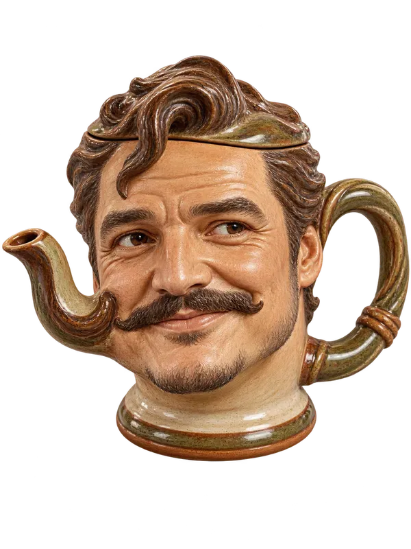 Celebrity Caricature 3D Ceramic Teapots