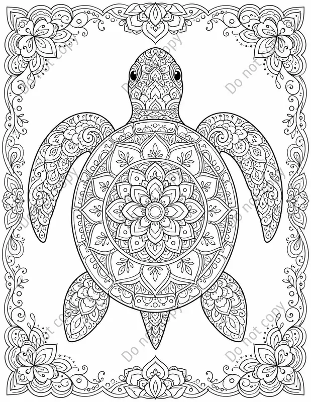 Animal Mandala Coloring Pages