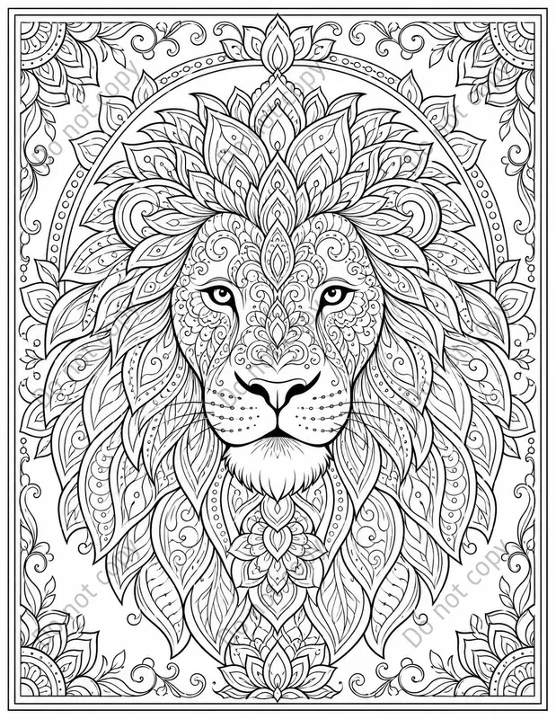 Animal Mandala Coloring Pages