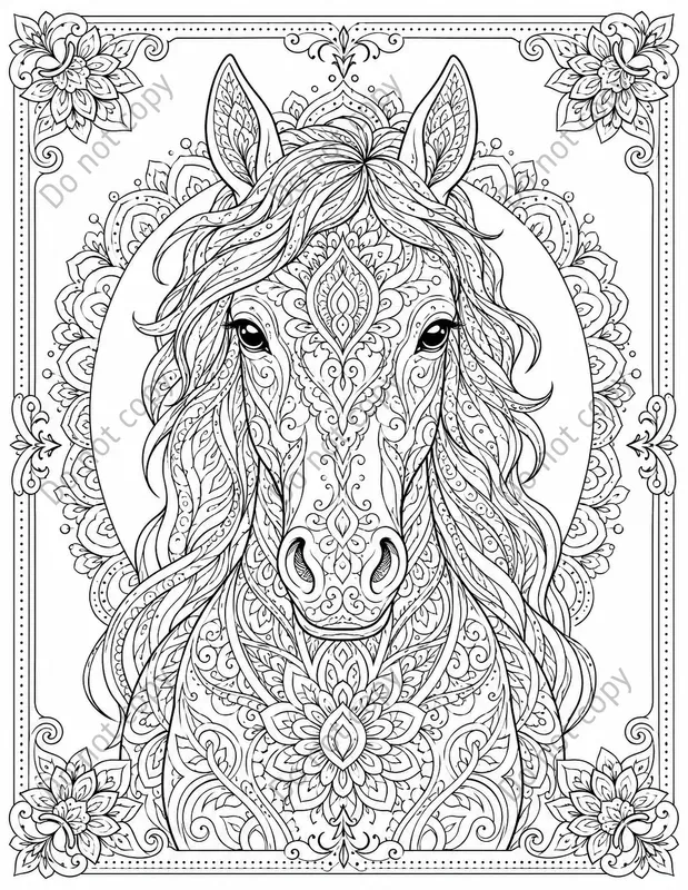 Animal Mandala Coloring Pages