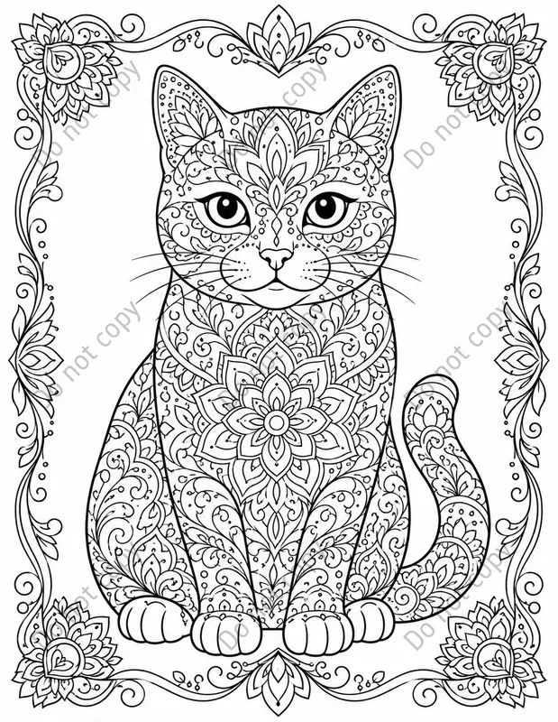 Animal Mandala Coloring Pages