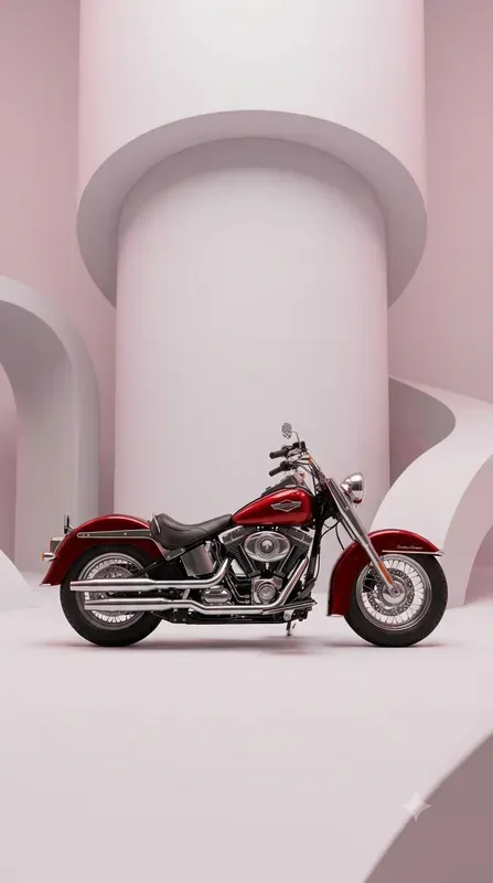 White Cylinder Motorcycle Stages