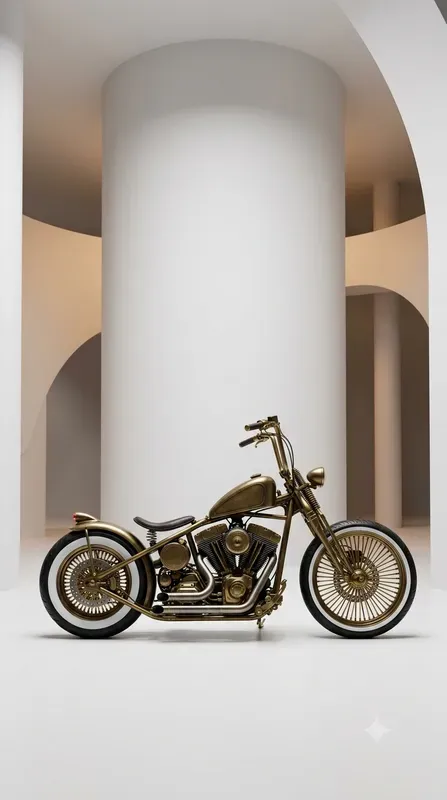 White Cylinder Motorcycle Stages